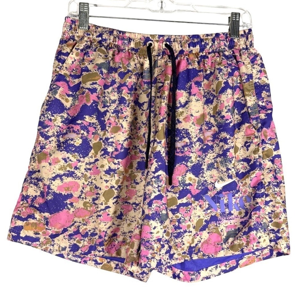 Nike‎ Sportswear Mens Trek Division Woven Flow Shorts DR9970-550 sz L Purple